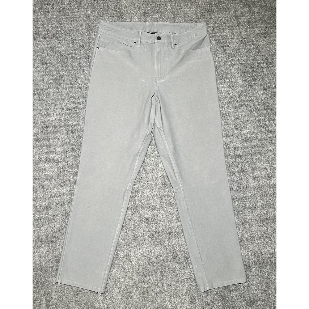 Cuts Clothing AO 5 Pocket Slim Tech Pants Grey 33x32 Tag Mens Casual 30"Inseam